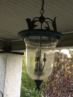Light fixture, porch / also great for Cathedral Ceilin, extra large