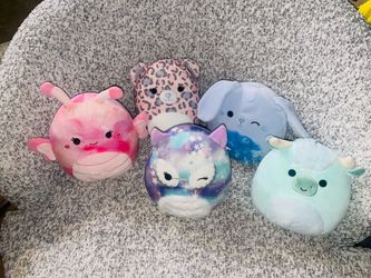 Set of 5 Squishmallows