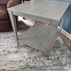 Soft Grey End or Side Tables