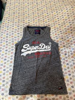 Superdry Men's Contrast Script Sleeveless T‑Shirt #streetwear