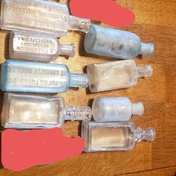 Antique Glass Bottle Collection 