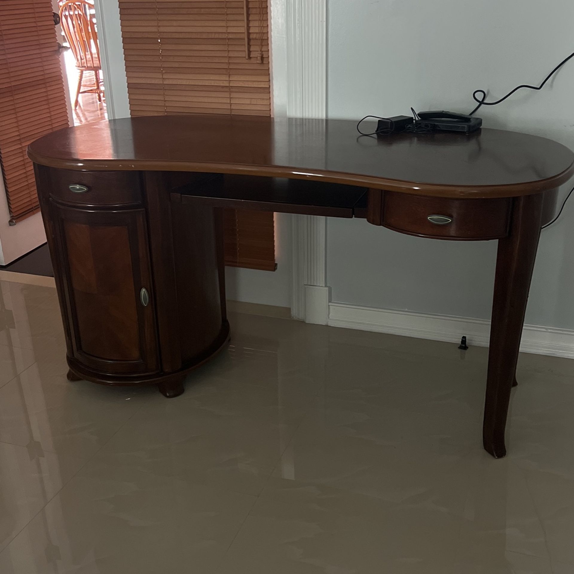 Brown Work Desk