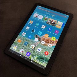 Amazon Fire 10 Tablet Like New With Case