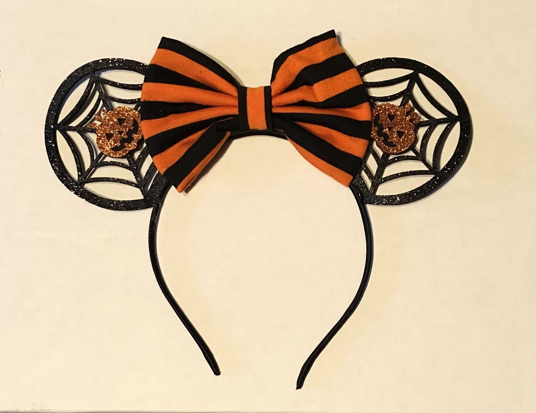 Disney Ears - HALLOWEEN Jack-O’-Lanterns & Spider Webs