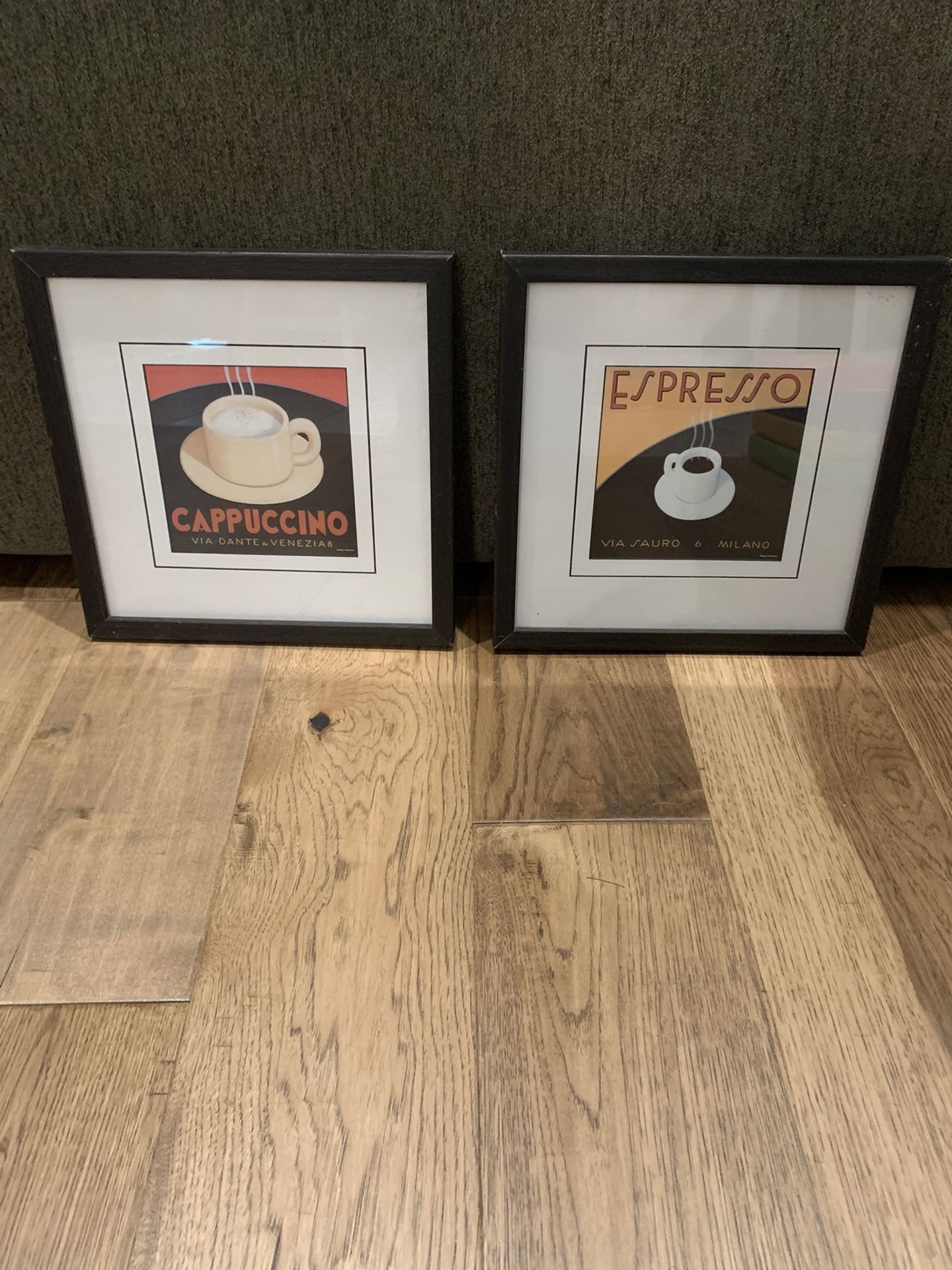 Lot Of Two Cool Coffee Framed Prints!