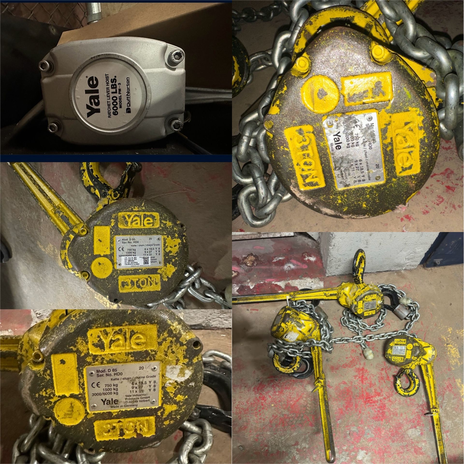 YALE PUL-LIFT RATCHET LEVER HOISTS