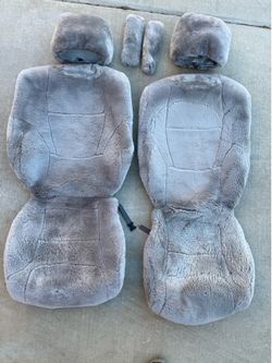 Shear Comfort Charcoal Sheepskin Seat Covers