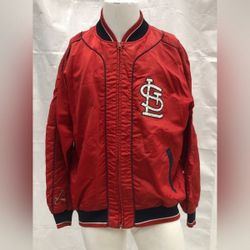 Genuine Merchandise St Louis Cardinals Baseball Jacket Coat Men Size L