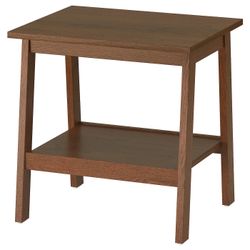 IKEA Brown Side Table - Lunnarp
