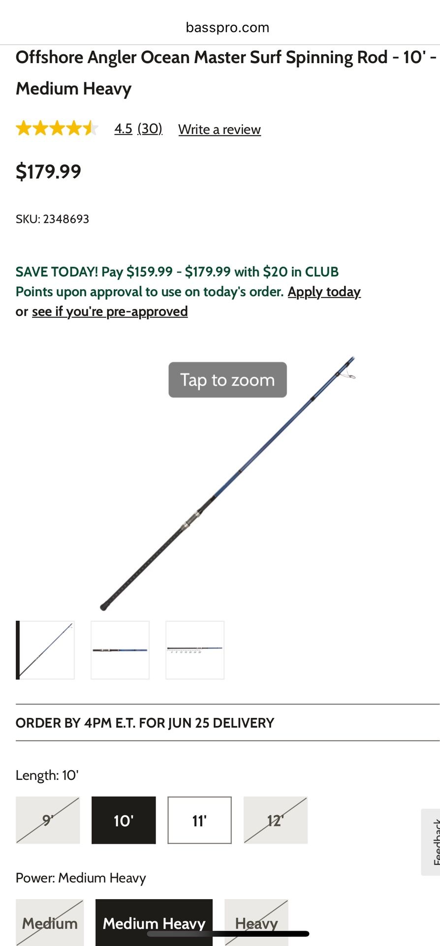 Ocean Master Surf Rod & Daiwa BG 5000