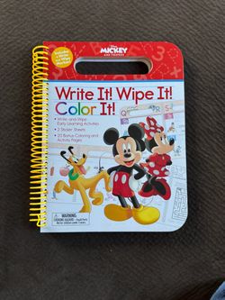 Reusable Preschool Activity Book