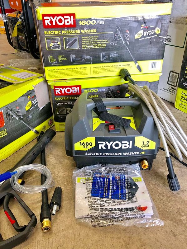 ryobi 1600 psi pressure washer ryobi 1600 psi pressure washer