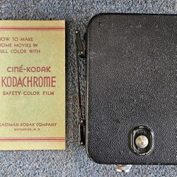 Vintage Cine Kodak Eight Model 20 Movie Camera