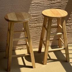 Wooden Stools $ Is 2-4-1 