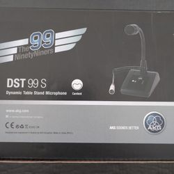 AKG Pro Audio DST99S Dynamic Paging Microphone with Cardioid Polar Pattern for General Public and Communication Uses, Black
