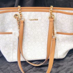 Calvin Klein Faux Leather Purse 