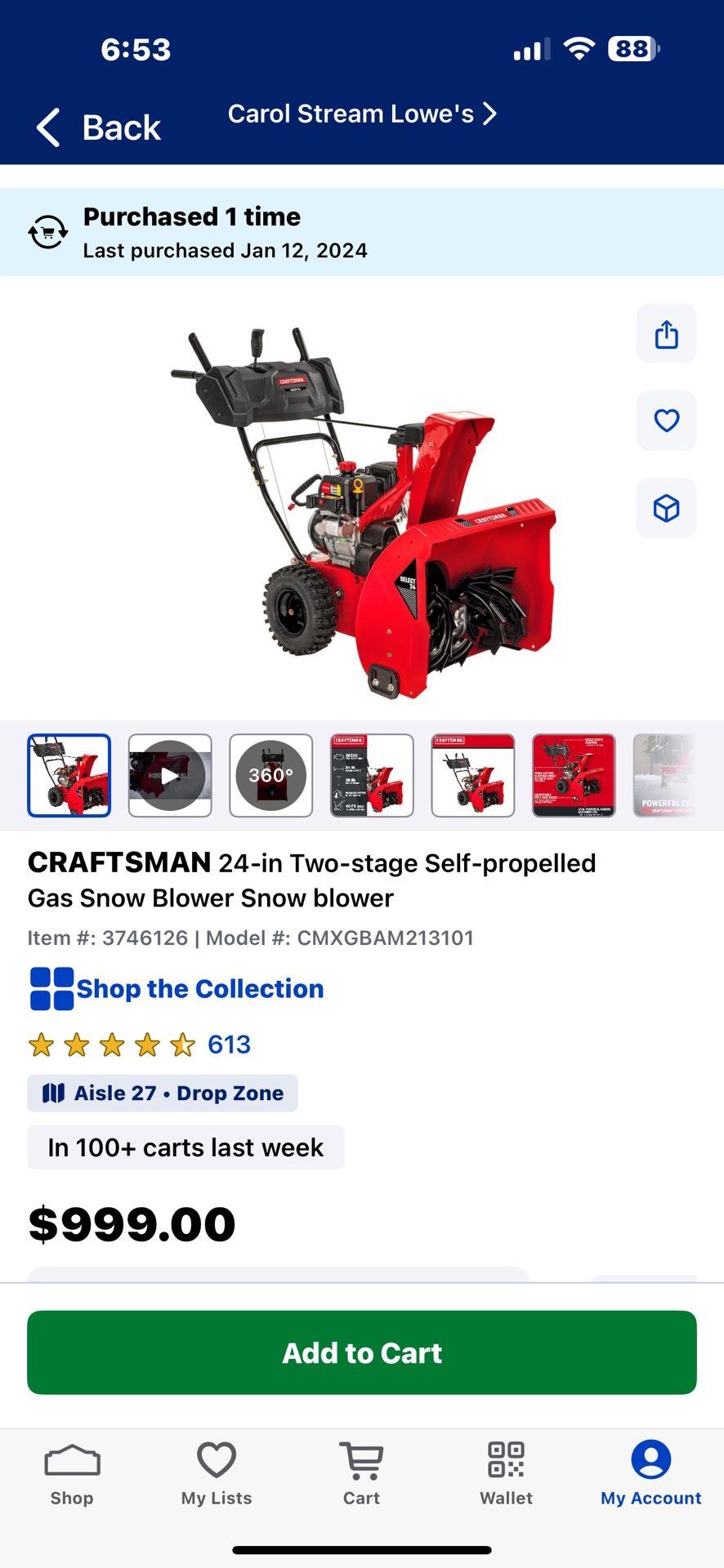 Snowblower