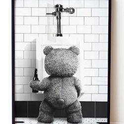 Bathroom Framed Poster 8x10