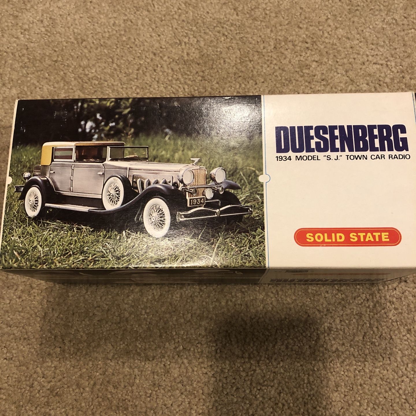 1970s Vintage WACO 1934 Duesenberg Car/Radio