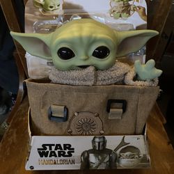 STAR WARS THE MANDALORIAN TALKING BABY YODA(GROGU)NEW