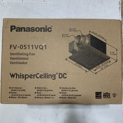 Panasonic FV-0511VQ1 WhisperCeiling DC Fan – Brand New!