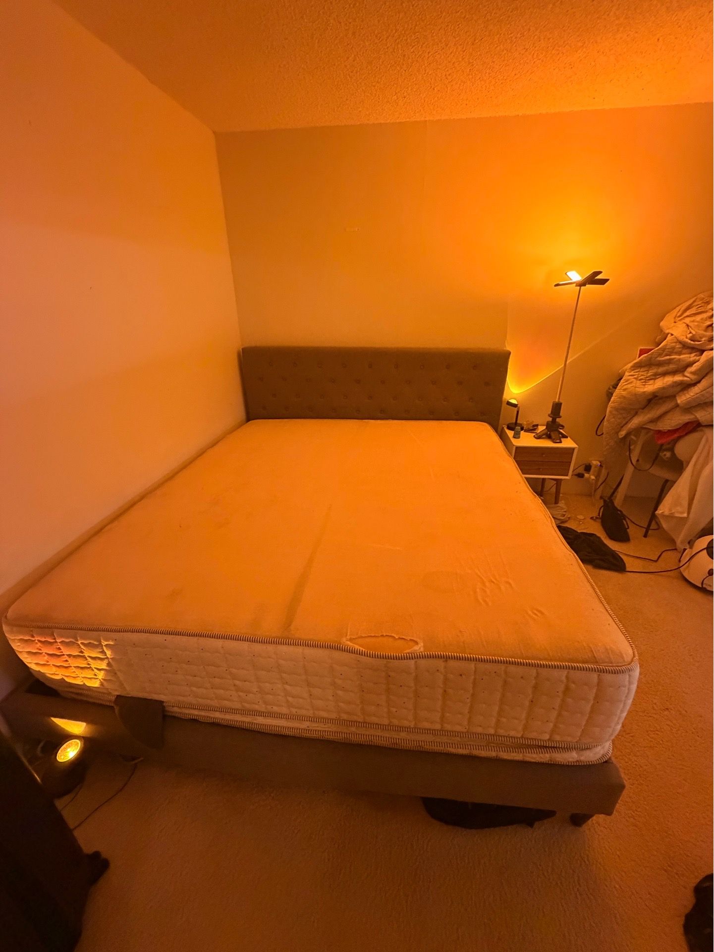 King size California bed and bed frame