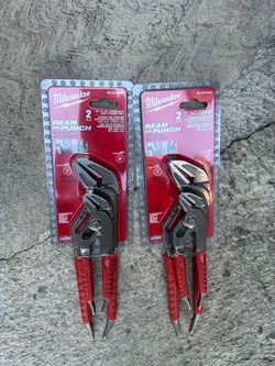 2 pcs 6 in. and 10 in. Straight-Jaw Pliers Set (2-Piece)