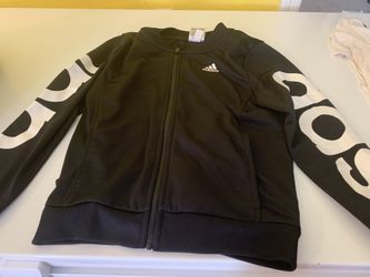 Adidas zip up girls size 14