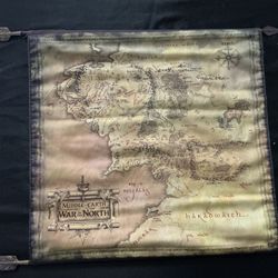 Lord Of The Rings Collectors Map Rare