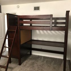 Wooden Loft Bed