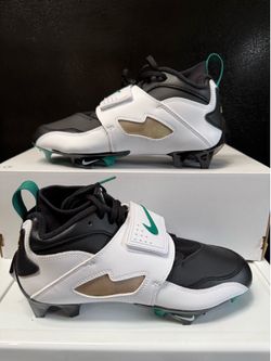 Nike Air Diamond Turf 93 TD Football Cleats Emerald Green Men Size 11 HF5298-102