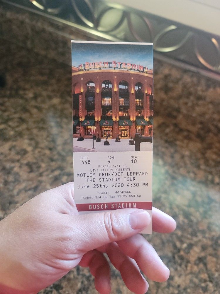 Motley Crue, Poison, Def Leppard, And John Jett Concert Tix 2 Available