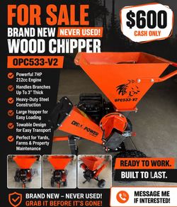 Power Wood Chipper (OPC533-V2)