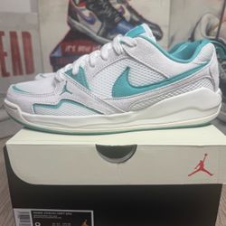 New Jordan CMFT Era Women’s Size 7, 7.5 White Sail Washed Teal Sneakers