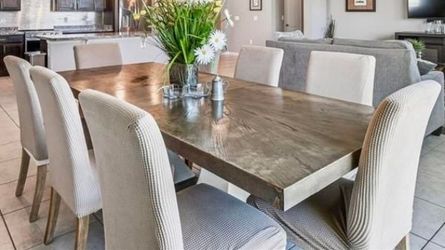 Dining table with chairs