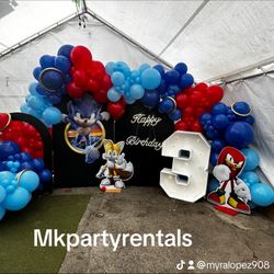 Sonic And Friends Backdrop 