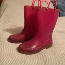 Rain Boots, Kids Size 1