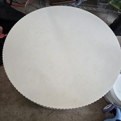 White Round Coffee Table 
