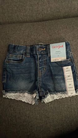 Cat & Jack Girls Denim Shorts Size 3T