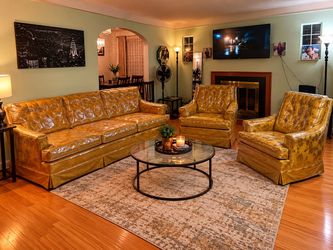 1970s VINTAGE 3 piece Couch set