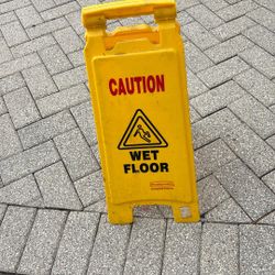 $10 Wet Floor Sign
