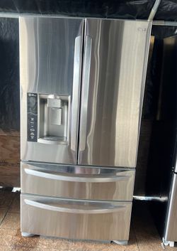 36W” lg stainless steel refrigerator: todo le funciona perfecto