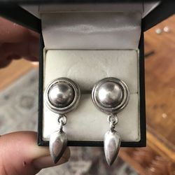 925 silver earrings vintage