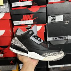 2018 Jordan Black Cement 3s size 13 Close To VNDS