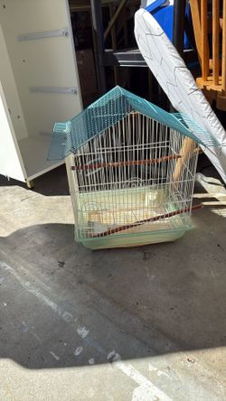 Blue Bird Cage