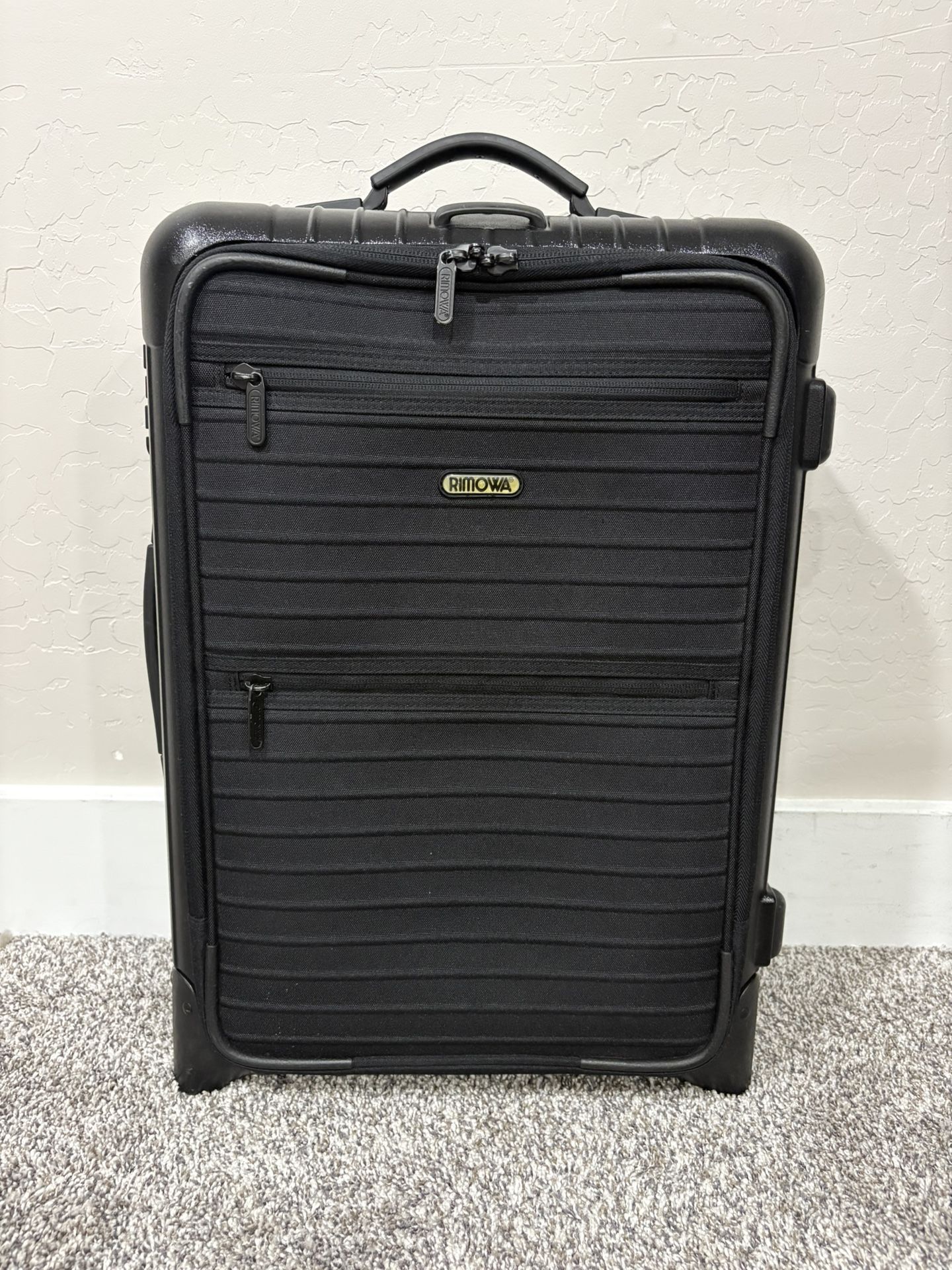 RIMOWA ‘Bolero’ Black Polycarbonate 2-Wheeled Carry-On