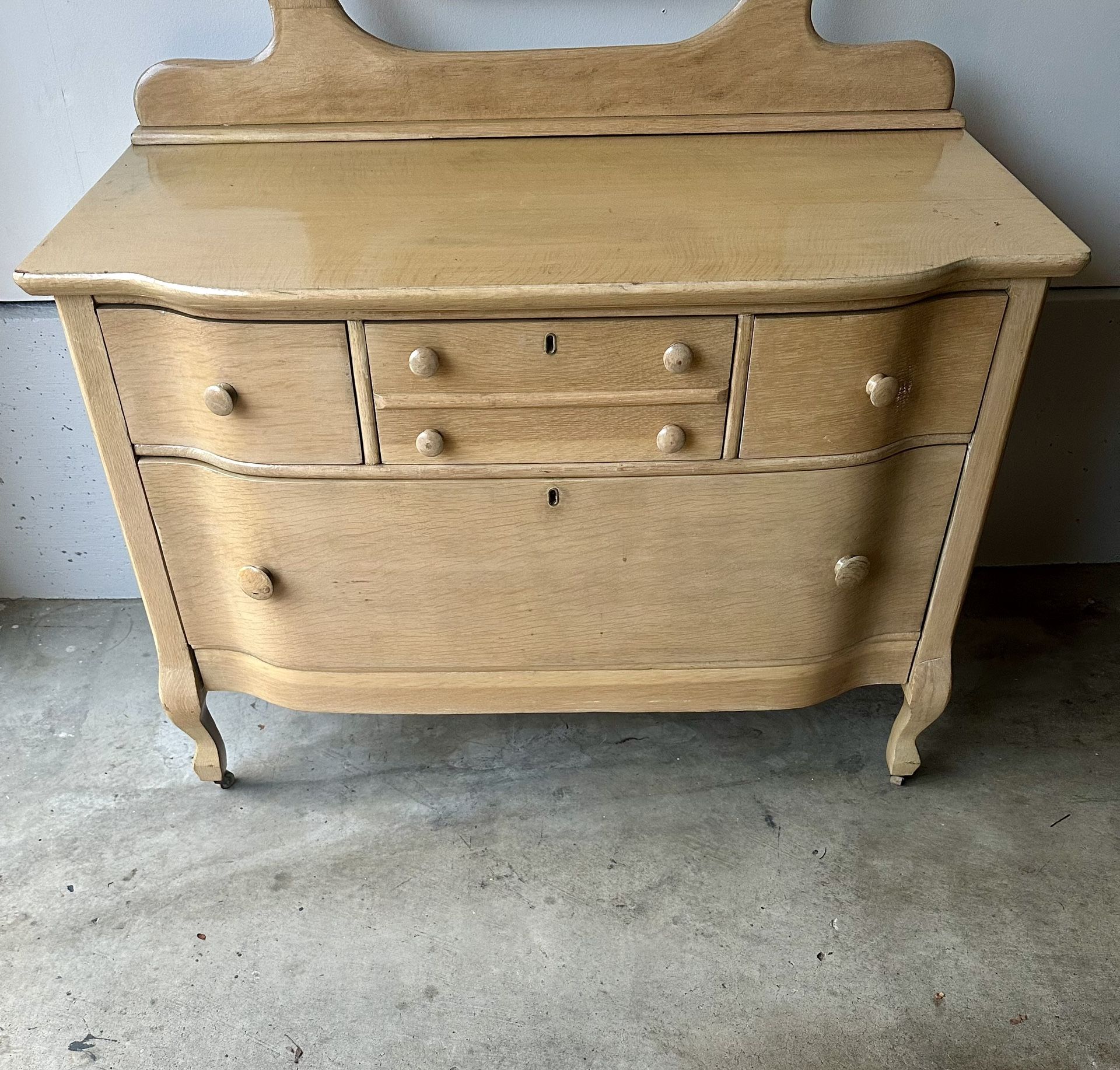 Antique Showers Bros. Dresser with Mirror