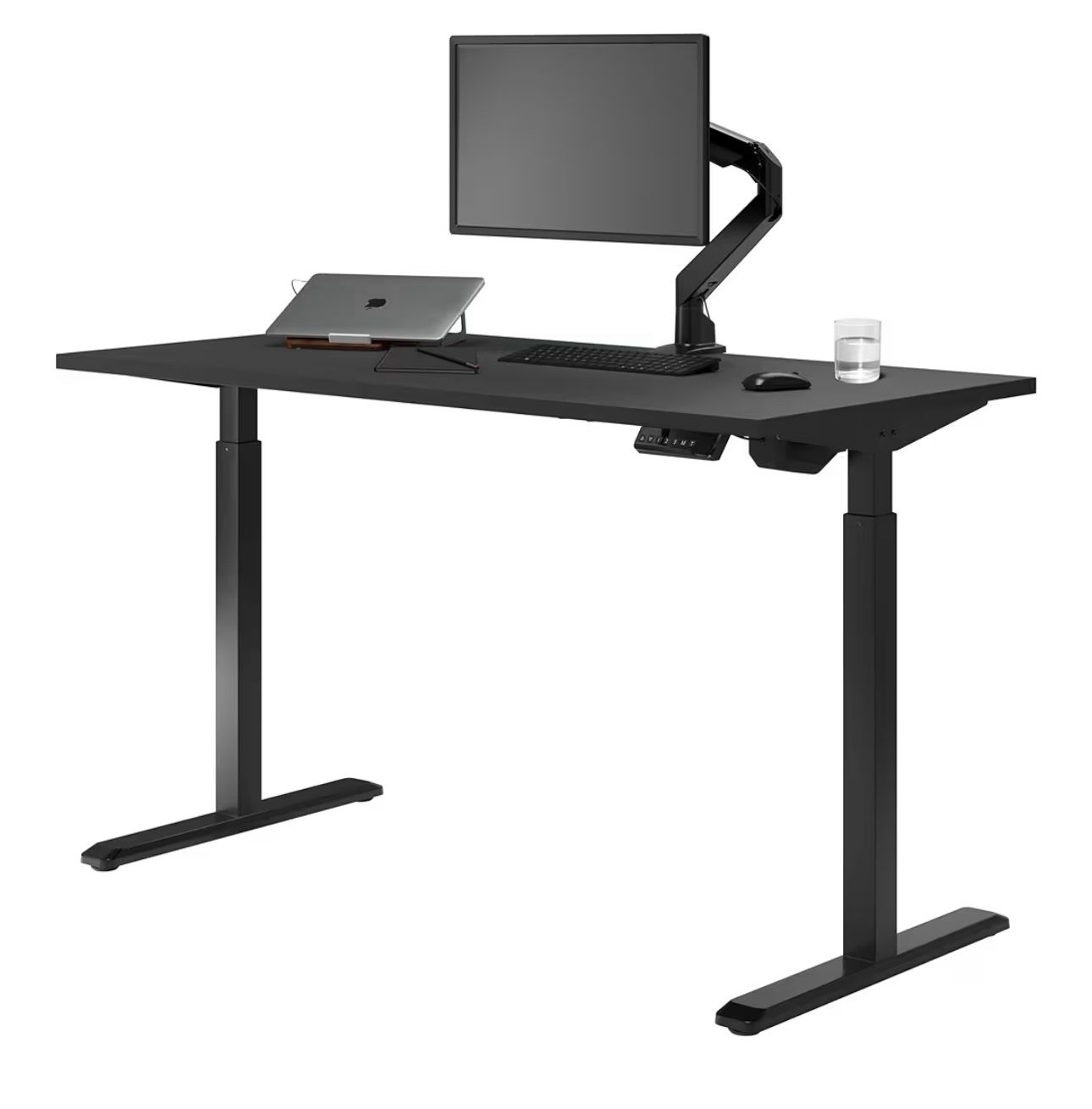 59 in Electric Standing Desk -Black