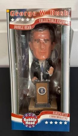 NEW George W Bush Collectible Bobblehead just $10 