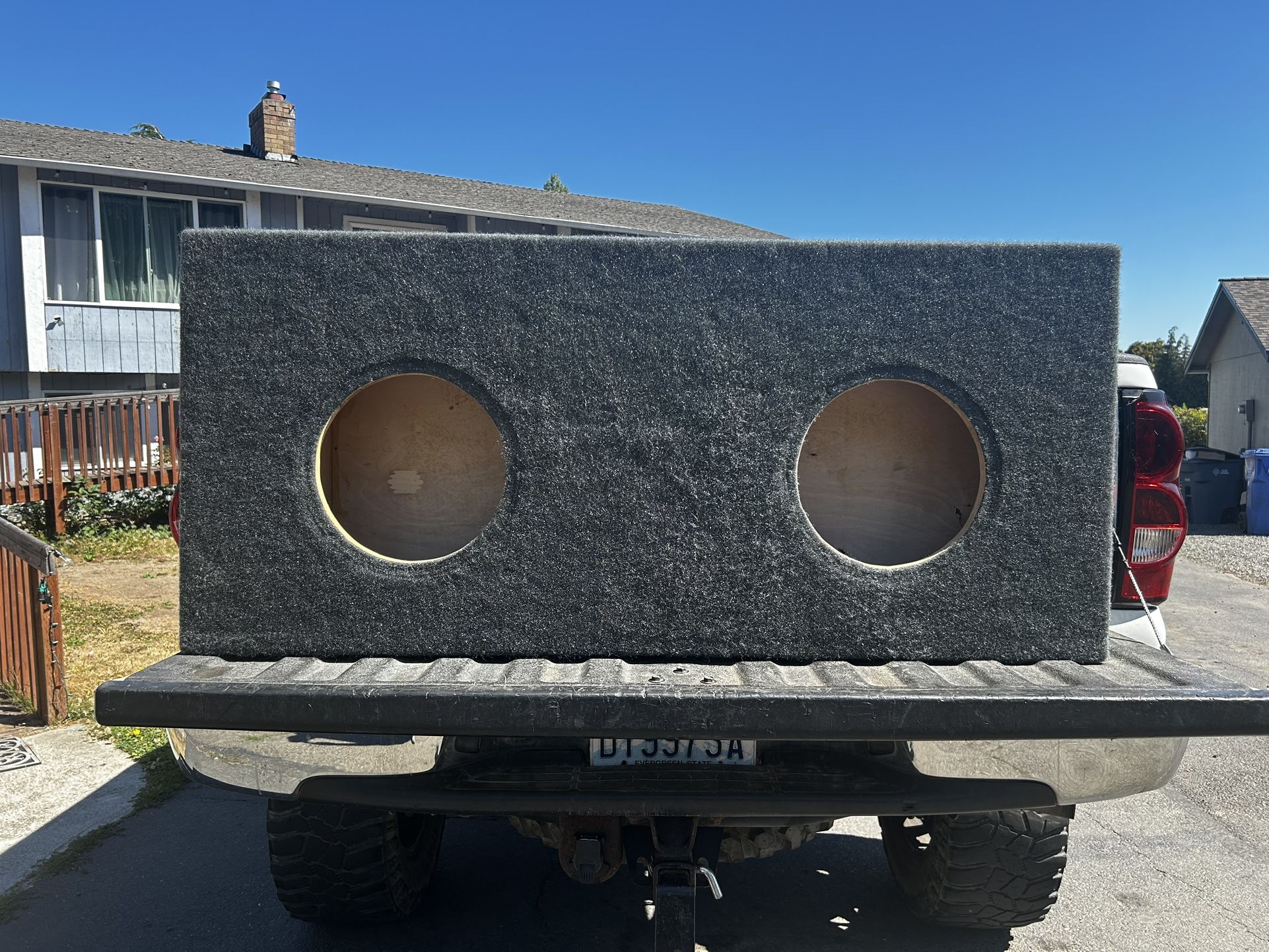 2 12 Inch Custom Ported Box Tuned